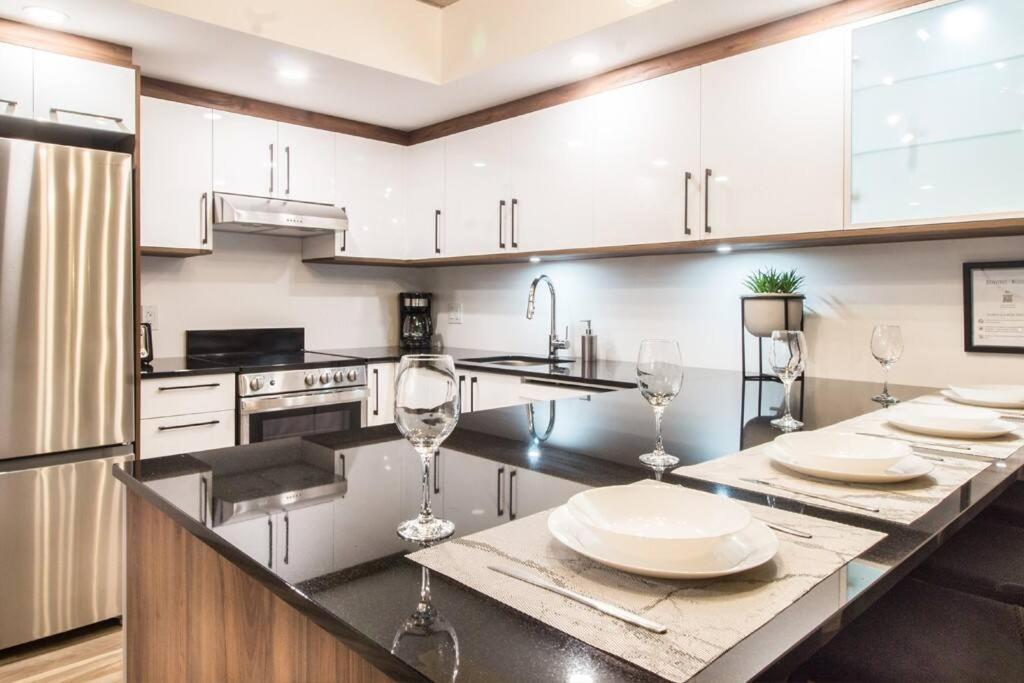 Condo Chic, Centre-Ville Piscine, Terrasse, Gym Québec Kültér fotó